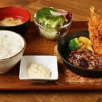 ハンバーグ専門店Hassaku - ハンバーグ＆海老フライ