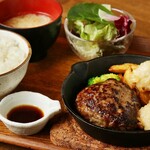 ハンバーグ専門店Hassaku - ハンバーグ＆からあげ3個