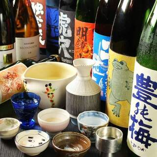 <More than 10 types at all times> Taste carefully selected sake, each bottle sold out