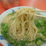 元祖長浜屋 - 麺アップ