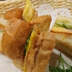 いなだ珈琲舎 - ホットサンド。うまい。