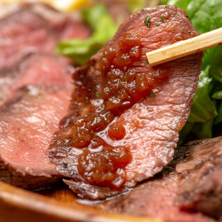 Great with the sauce!! ️Excellent item aged for 50 days [tagliata]