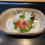 尾頭橋すみや - 墨烏賊と甘海老のお造り