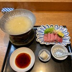 尾頭橋すみや - 鰤と水菜、エリンギしゃぶしゃぶ