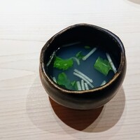 すが弥 - 蛤のスープ、三つ葉