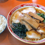 らあめん福楽 - チャーシューめん ＆ ライス