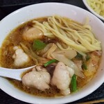 塩そば専門店 桑ばら - 鴨胸腺のつけそば