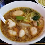 塩そば専門店 桑ばら - 鴨胸腺のつけそば