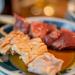 宇ち多゛ - 2020.2 テッポウにハツ入れてお酢（200円）