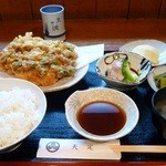 天定 - かき揚げ定食