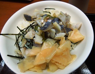 湾岸そば - （2012/3月）「アジ丼セット」のアジ丼