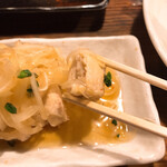 かわ屋 - ささみのタタキのアップです。（2020.2 byジプシーくん）