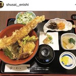 Shusai Enishi - お昼穴子天丼定食