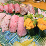 恵比寿横丁 肉寿司 - 