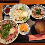 さくら草 - ランチ ねぎトロ定食