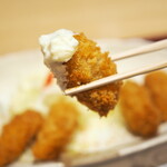 がんこ寿司 - かきフライ定食(赤だし付)