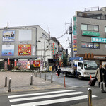 松のや - 千歳船橋駅に来ました