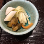江戸前天麩羅　天優 - お漬物