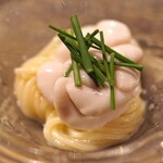 長谷川 稔 - 根室産の鱈の白子のパスタ