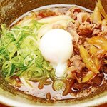 Hachiman - すき焼き風肉玉うどん