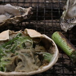 浜焼き 能登風土 - 浜焼き中