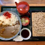 日本そば朝日屋 - カレーライスもりそばセット ¥850