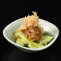 梅水晶とたたきキュウリ