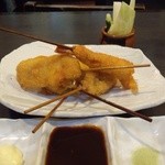 Kushi no kotani - 2012.4 海賊串揚げ（5種420円）