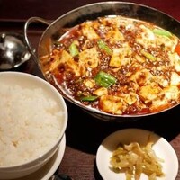 過門香 銀座本店 - 重慶式麻婆豆腐とごはんのセット