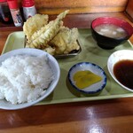 長崎屋 - 天ぷら定食550円