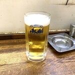 ホルモン道場 - 生ビール 550yen