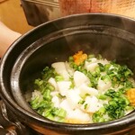 馬車道 大かわ - 塩雲丹と帆立ご飯