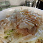 ラーメン二郎 - あぶらに醤油を