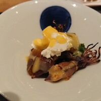炭火割烹 白坂 - 炙り蛍烏賊
