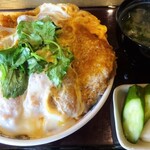 そば処水元やぶ - カツ丼１０００円