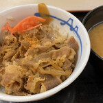 Matsuya - 牛めし(ミニ)･みそ汁