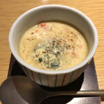 春夏秋冬ざこや - 蟹身とブルーチーズの茶碗蒸し