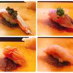 敏鮨 - 松葉蟹・鯵・赤貝・クロムツ