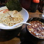 竹麓輔工房 - 竹麓辛つけ麺（並盛り／あつ麺）