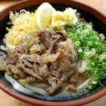 うどんこ丸 - 肉ぶっかけ冷２玉