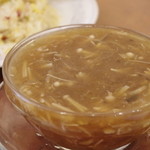 清香園 - プラス５００円で　ふかひれスープ