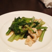 THE CONDER HOUSE - 海老とイカの青菜炒め