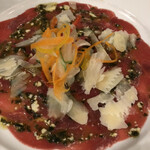 LA PIROGUE - サーモンのマリネだったかな？