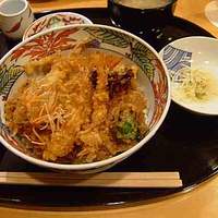 天ぷら 天青 - ご飯少なめ　天ぷらはタップリ
