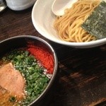 豚ソバ Fuji屋 - つけソバ辛化 小盛り（１６０ｇ）７５０円