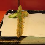 銀座 天一 - アスパラ