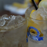 朝めし酒場 ナニコレ食堂 - ホッピーとレモンサワーで乾杯♪