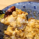 ENISHI総本店 - 20200214担担麺・〆ごはん２杯目投入