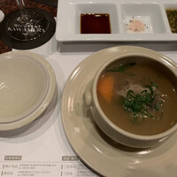 ビフテキのカワムラ 神戸本店 - テールスープ