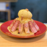 おき野 - ポテトサラダカルボナーラ